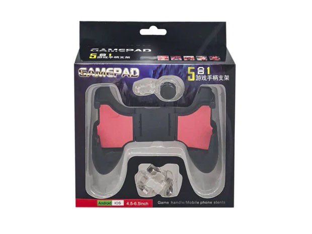 & JOYSTICK GATILLOS GAMER 5 EN 1